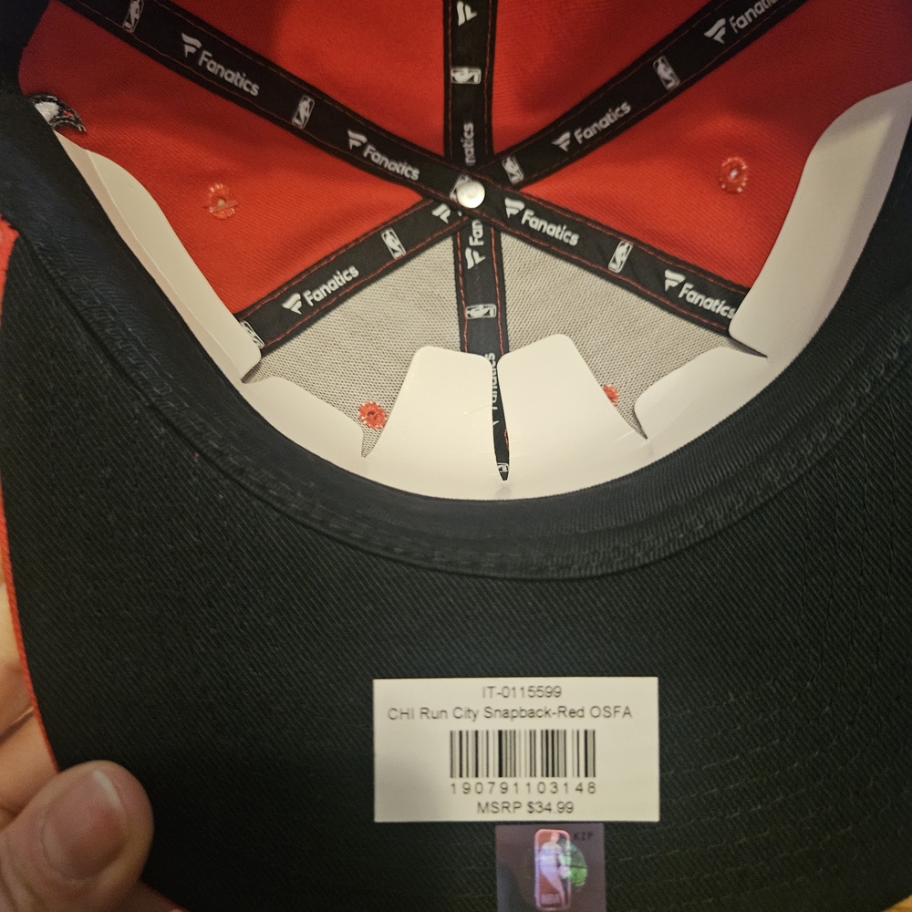 Red RUN CHI Snapback Hat - Picture 5 of 6